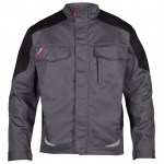 GALAXY BAUMWOLLE ARBEITSJACKE - 1850-570 von ENGEL / Farbe: Grau/Schwarz / 100% Baumwolle, 350 g/m2