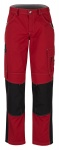 ARBEITSHOSE |Bundhose INFLAME von BEB / Farbe: Fire engine red/Schwarz / 65% Polyester, 35% Baumwolle, 245 g/m