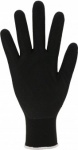 Nitril-Handschuh F099 von ASATEX / Farbe:schwarz / Nitril (gesandet) / 12 Paar