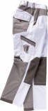 Malerhose Bundhose von BEB / 245g/m / 67 % Polyester / 33 % Baumwolle / Knieverstrkung / doppelter Latz / viele Taschen / Zollstocktasche / Farbe: wei